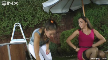 Fully Clothed Aqua Aerobics Induction For Business Babe! Screencap 13 on www.sinx.com