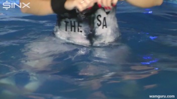 Fully Clothed Aqua Aerobics Induction For Business Babe! Screencap 21 on www.sinx.com