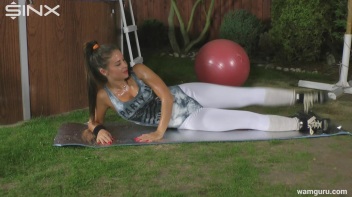 Fully Clothed Aqua Aerobics Induction For Business Babe! Screencap 3 on www.sinx.com