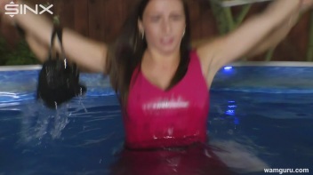 Fully Clothed Aqua Aerobics Induction For Business Babe! Screencap 32 on www.sinx.com