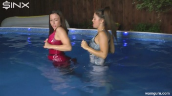 Fully Clothed Aqua Aerobics Induction For Business Babe! Screencap 38 on www.sinx.com