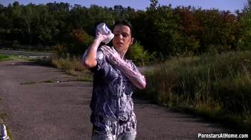 Doused In Dairy On The Side Of The Highway Screencap 19 on www.sinx.com