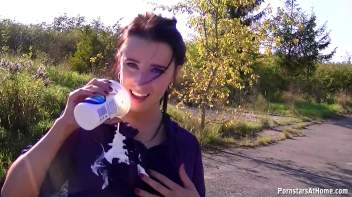Doused In Dairy On The Side Of The Highway Screencap 2 on www.sinx.com
