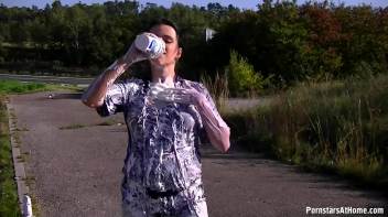 Doused In Dairy On The Side Of The Highway Screencap 20 on www.sinx.com