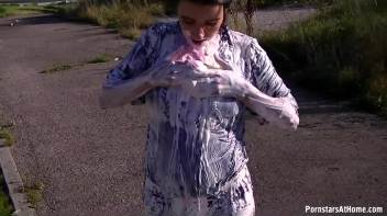 Doused In Dairy On The Side Of The Highway Screencap 60 on www.sinx.com