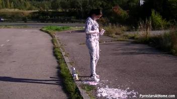 Doused In Dairy On The Side Of The Highway Screencap 65 on www.sinx.com
