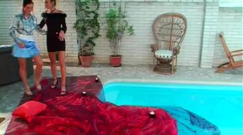 Sensual Wetlook Fun In The Pool Screencap 6 on www.sinx.com