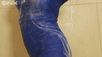 Fully Clothed Brunette Lathers Up In The Shower Screencap 31 on www.sinx.com