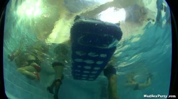 Pool Party Pussy Eaters Part 3 Screencap 16 on www.sinx.com