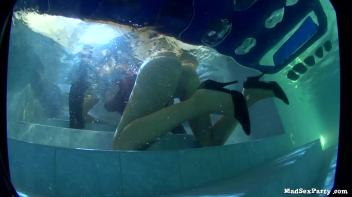 Pool Party Pussy Eaters Part 3 Screencap 2 on www.sinx.com