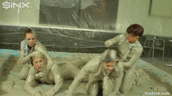 Sexy Ladies Get Wet and Messy In The Mud Screencap 45 on www.sinx.com
