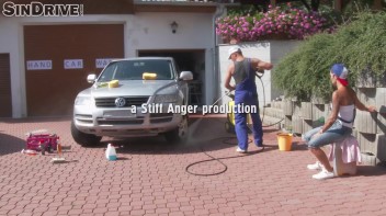 Crazy Car Service Cuties, Customer Care Chicks & Drive-In-Piss Power At Your Service! Let's Make Porn Great Again! Screencap 1 on www.sinx.com
