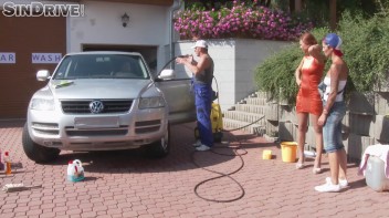 Crazy Car Service Cuties, Customer Care Chicks & Drive-In-Piss Power At Your Service! Let's Make Porn Great Again! Screencap 10 on www.sinx.com