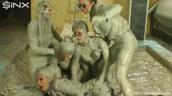 Mud Wrestling Mania, Babes Go After The Boss Screencap 14 on www.sinx.com