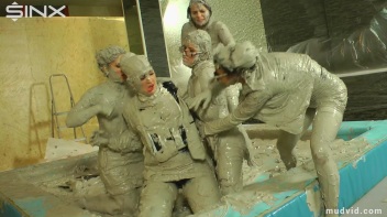 Mud Wrestling Mania, Babes Go After The Boss Screencap 23 on www.sinx.com