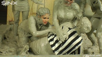 Mud Wrestling Mania, Babes Go After The Boss Screencap 25 on www.sinx.com