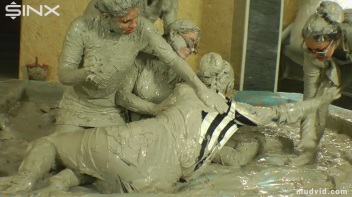 Mud Wrestling Mania, Babes Go After The Boss Screencap 26 on www.sinx.com