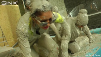 Mud Wrestling Mania, Babes Go After The Boss Screencap 34 on www.sinx.com