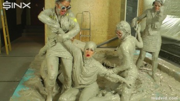 Mud Wrestling Mania, Babes Go After The Boss Screencap 35 on www.sinx.com