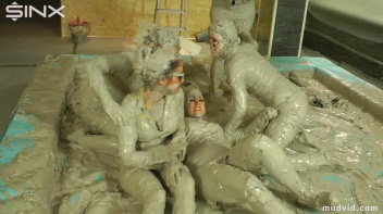 Mud Wrestling Mania, Babes Go After The Boss Screencap 37 on www.sinx.com