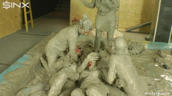 Mud Wrestling Mania, Babes Go After The Boss Screencap 38 on www.sinx.com