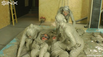 Mud Wrestling Mania, Babes Go After The Boss Screencap 39 on www.sinx.com