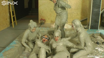 Mud Wrestling Mania, Babes Go After The Boss Screencap 40 on www.sinx.com