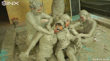 Mud Wrestling Mania, Babes Go After The Boss Screencap 42 on www.sinx.com
