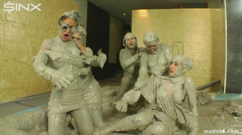 Mud Wrestling Mania, Babes Go After The Boss Screencap 46 on www.sinx.com