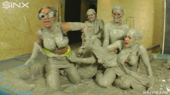 Mud Wrestling Mania, Babes Go After The Boss Screencap 48 on www.sinx.com