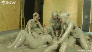 Mud Wrestling Mania, Babes Go After The Boss Screencap 54 on www.sinx.com