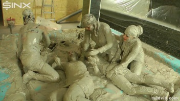 Mud Wrestling Mania, Babes Go After The Boss Screencap 55 on www.sinx.com