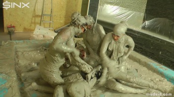 Mud Wrestling Mania, Babes Go After The Boss Screencap 57 on www.sinx.com