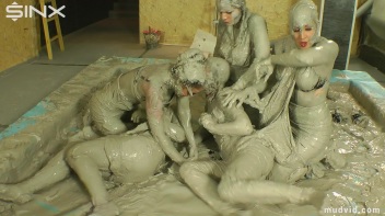 Mud Wrestling Mania, Babes Go After The Boss Screencap 58 on www.sinx.com