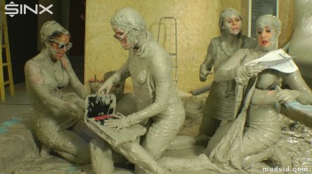 Mud Wrestling Mania, Babes Go After The Boss Screencap 62 on www.sinx.com