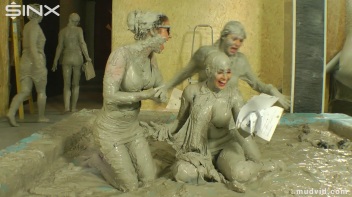 Mud Wrestling Mania, Babes Go After The Boss Screencap 65 on www.sinx.com