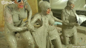 Mud Wrestling Mania, Babes Go After The Boss Screencap 67 on www.sinx.com