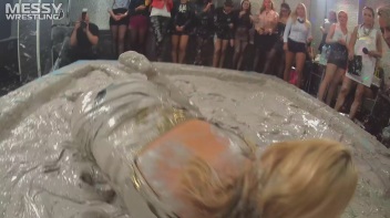 Messy Wrestling: Blonde vs. Redhead Free For All! Which One Will Settle The Slop Score Once & For All!? Screencap 11 on www.sinx.com