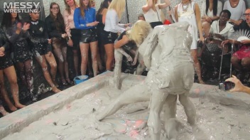 Messy Wrestling: Blonde vs. Redhead Free For All! Which One Will Settle The Slop Score Once & For All!? Screencap 23 on www.sinx.com