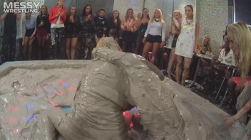 Messy Wrestling: Blonde vs. Redhead Free For All! Which One Will Settle The Slop Score Once & For All!? Screencap 30 on www.sinx.com