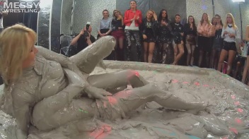Messy Wrestling: Blonde vs. Redhead Free For All! Which One Will Settle The Slop Score Once & For All!? Screencap 32 on www.sinx.com