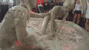 Messy Wrestling: Blonde vs. Redhead Free For All! Which One Will Settle The Slop Score Once & For All!? Screencap 69 on www.sinx.com
