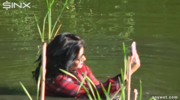 Mysterious Poser Falls Into The River - Cam 1 Screencap 16 on www.sinx.com