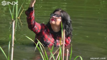 Mysterious Poser Falls Into The River - Cam 1 Screencap 17 on www.sinx.com
