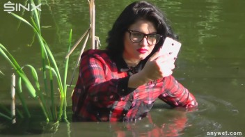 Mysterious Poser Falls Into The River - Cam 1 Screencap 24 on www.sinx.com