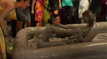 Happy Hour Mud Wrestling Event Screencap 19 on www.sinx.com