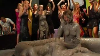 Happy Hour Mud Wrestling Event Screencap 23 on www.sinx.com