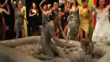 Happy Hour Mud Wrestling Event Screencap 25 on www.sinx.com