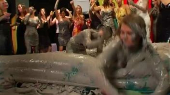 Happy Hour Mud Wrestling Event Screencap 26 on www.sinx.com