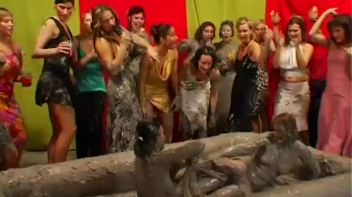 Happy Hour Mud Wrestling Event Screencap 31 on www.sinx.com